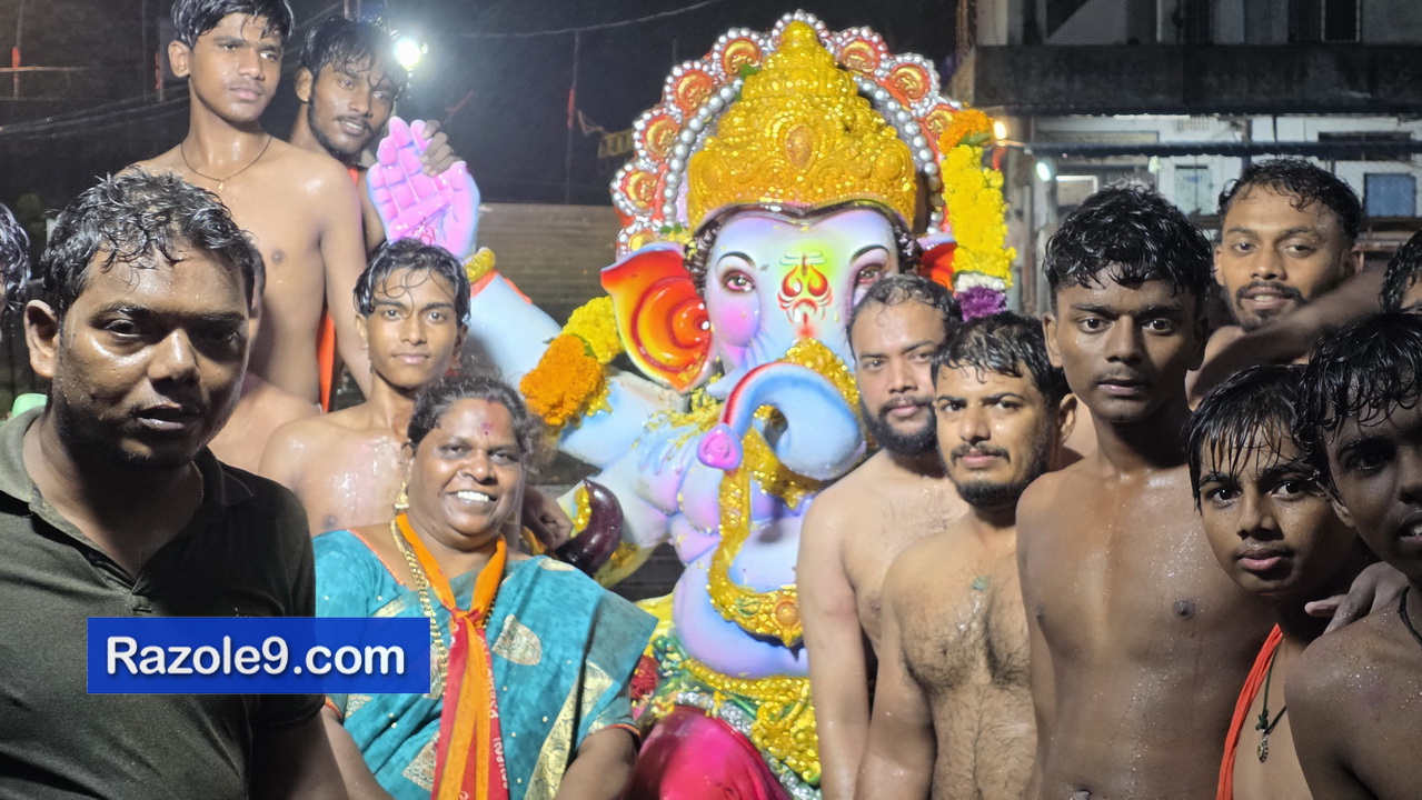 Razole Taluka Ganesh Nimajjanam